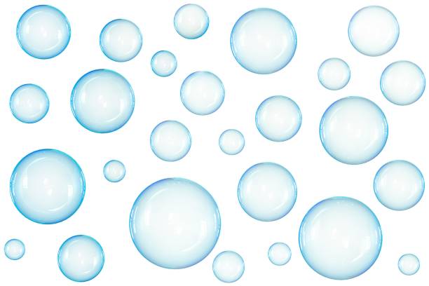 istock Group of soap bubbles   - 3D illustration 1141462320