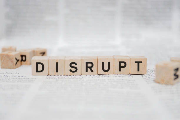 istock DISRUPT Word Written In Wooden Cube 1141462454