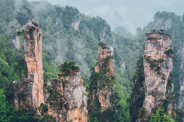 istock Zhangjiajie mountains, China 1141462592