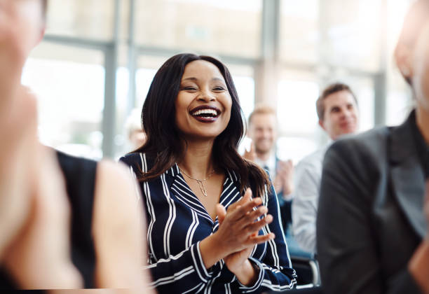 istock Good news is a great way to start a presentation 1141462785