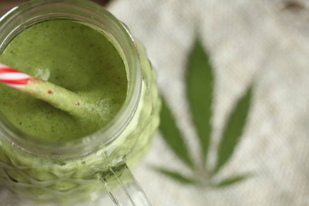 istock fresh cannabis smoothie green cream color 1141464658