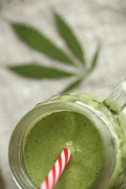 istock fresh cannabis smoothie green cream color 1141464660