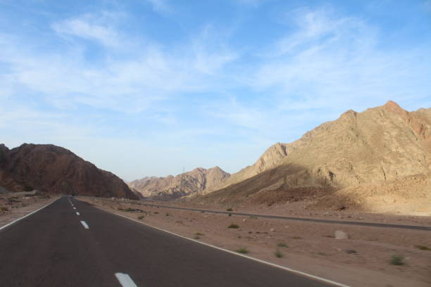 istock Mountain road at hight speed 1141466090