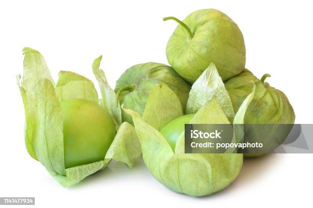 Fresh Green Tomatillos With A Husk Stock Photo - Download Image Now