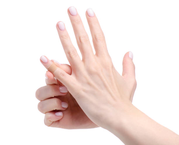 istock Plaster on hand medical 1141482432