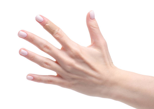 istock Plaster on hand medical 1141482480