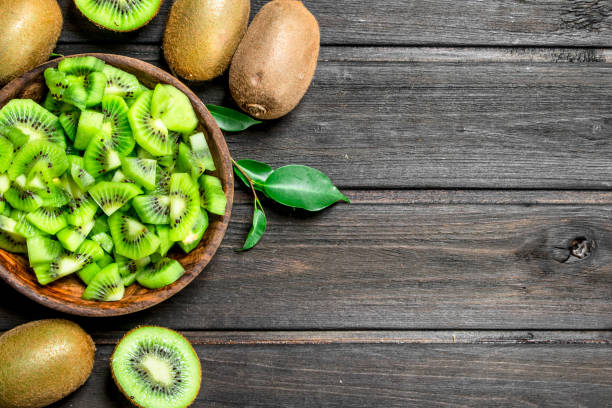 istock Kiwi slices in the bowl. 1141486230