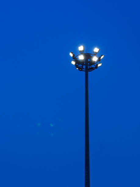 istock Lamp post electricity industry in thailand 1141487365