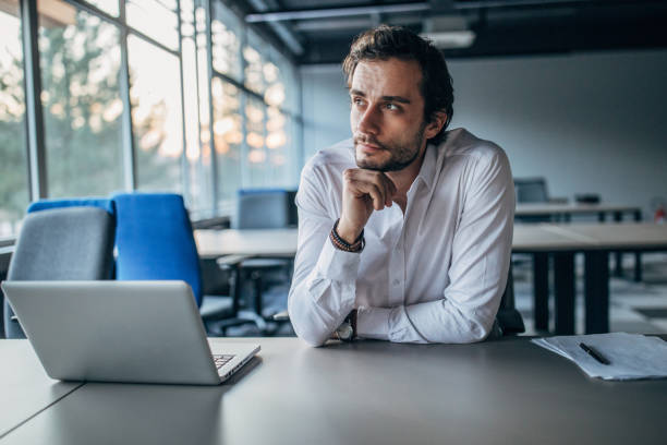 istock Businessman working on laptop 1141488722