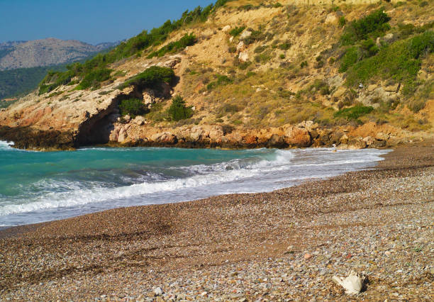 istock Didyma  beach in Chios island, Greece. 1141494258
