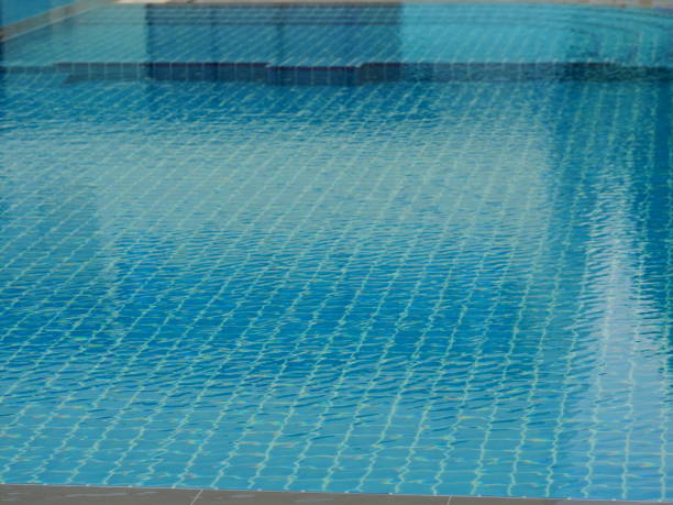 istock Swimming pool and clear water rippled 1141495088