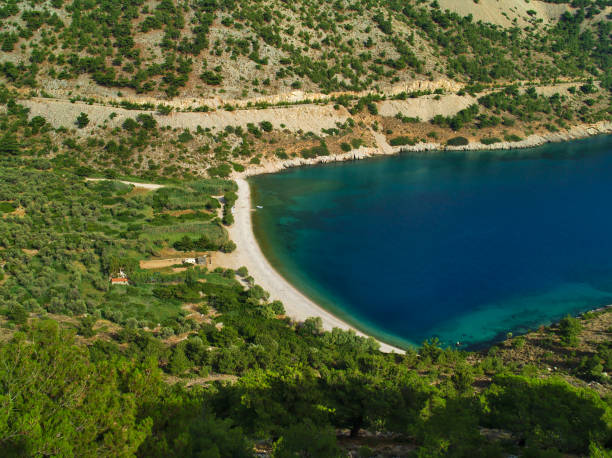 istock Elinda beach in central west Chios island, Greece. 1141495741