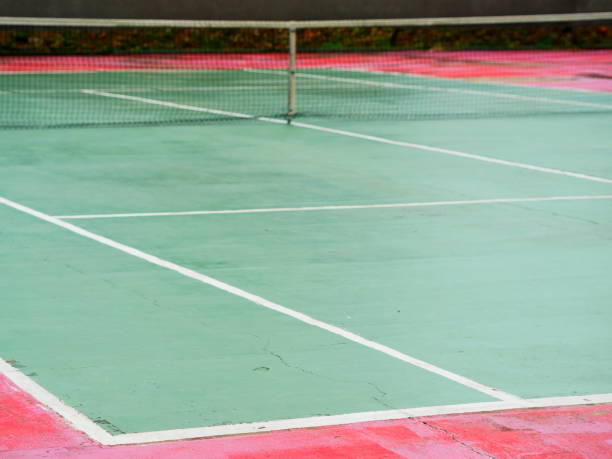 istock Old Tennis court 1141498713