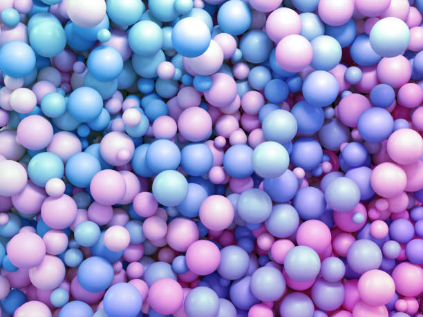 istock 3d render colorful pastel balls, abstract background 1141500833