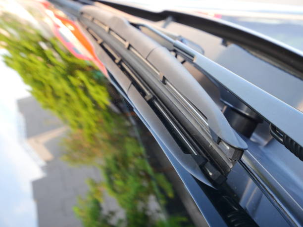 istock Wipers of a Black Car 1141500888