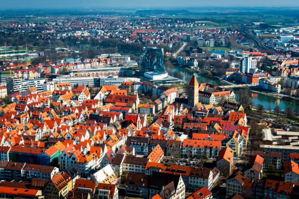 istock areal view of Ulm in Germany 1141503988