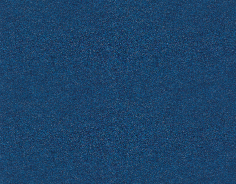 Blue classic needled carpet texture background. Rug with shallow pile for drape.