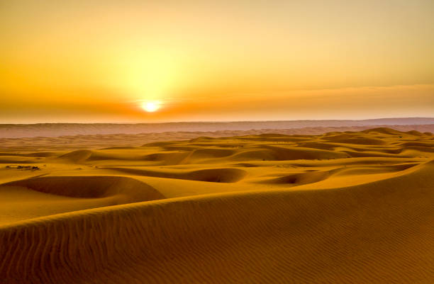 istock View of sunset above desert, Oman 1141507308