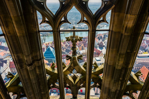 areal view of Ulm areal view of Ulm ulm minster stock pictures, royalty-free photos & images
