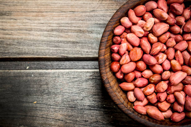 istock The shelled peanuts in a bowl . 1141514730