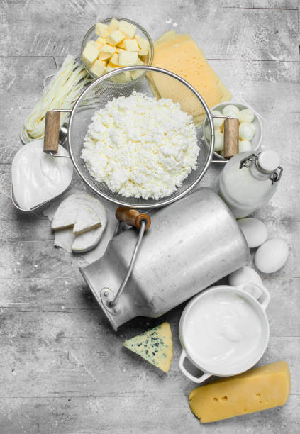 istock Different types of dairy products. 1141517157