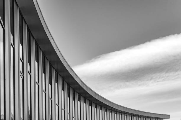 istock A large glass building with a curved 1141517221