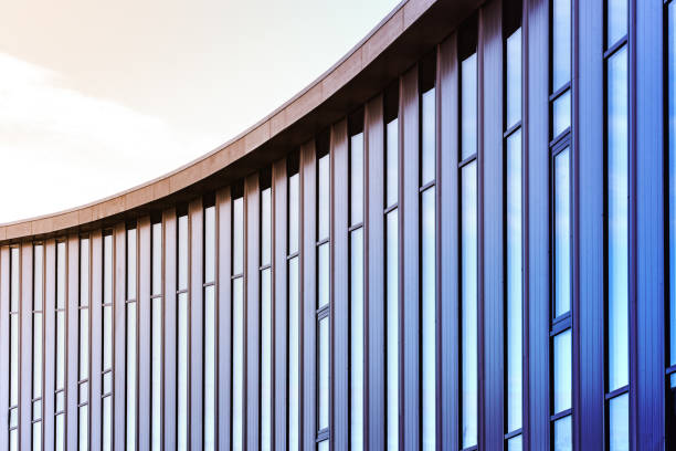 istock A large glass building with a curved 1141518207