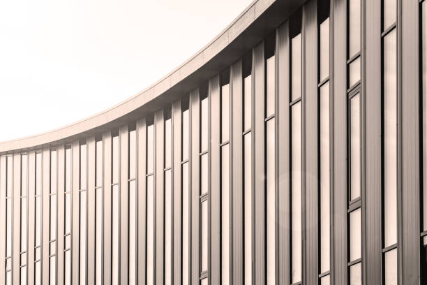 istock A large glass building with a curved 1141518252
