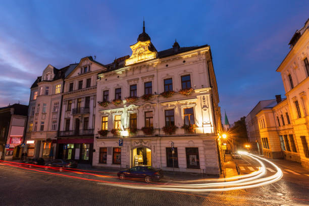 istock Main Square of Cieszyn at evening 1141518570