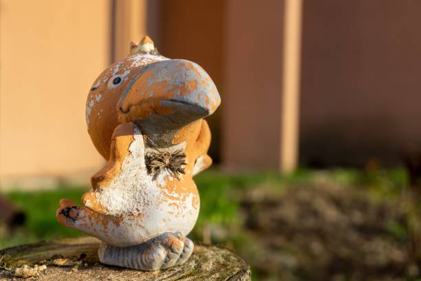 istock Clay decorations in the garden. 1141519809
