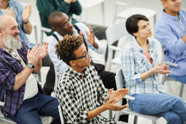 istock Audience of educational forum 1141521110