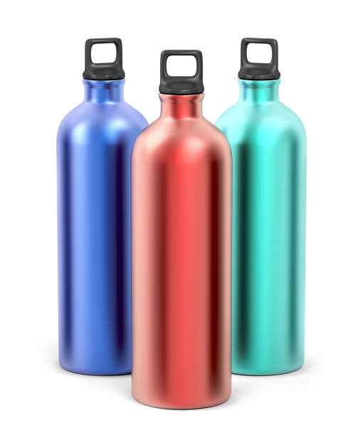 istock Aluminum sport bottles 1141522291