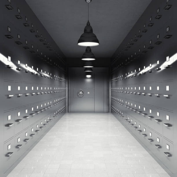 istock Room with file cabinets 1141526474