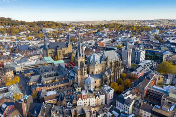 Aerial Panorama of Aachen