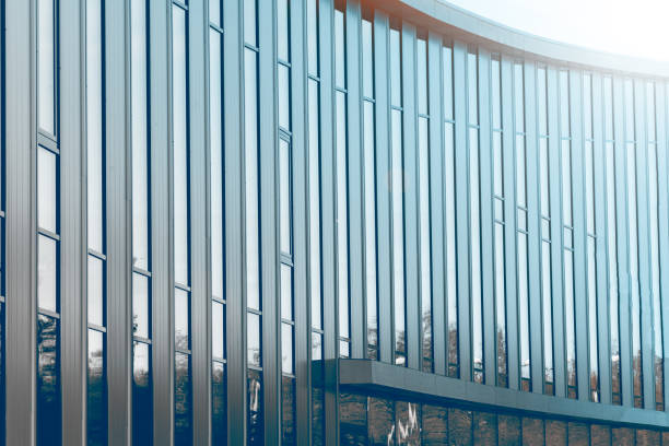 istock A large glass building with a curved 1141529250