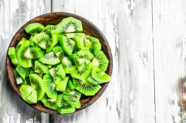 istock Kiwi slices in the bowl. 1141530559