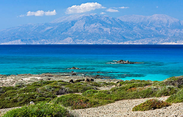 Summer sea view from coast