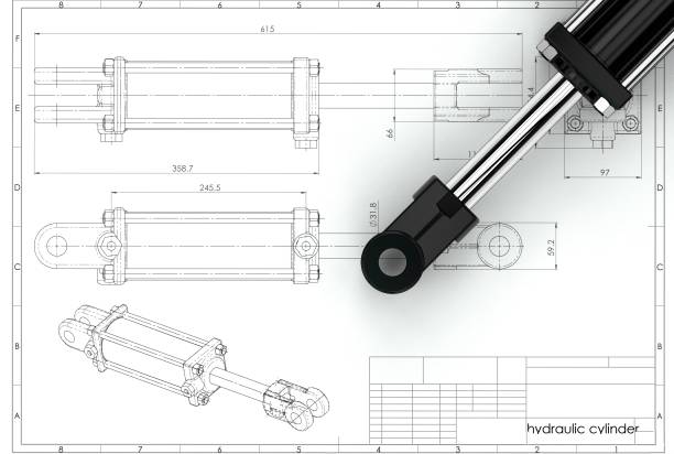 istock 3d renderings of hydraulic cylinders 1141531284