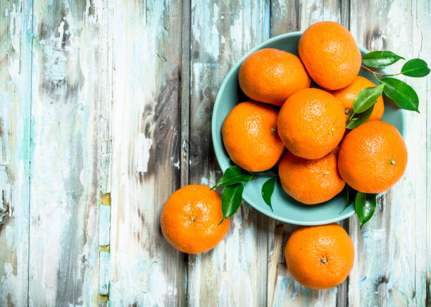 istock Ripe mandarins in the bowl. 1141531445