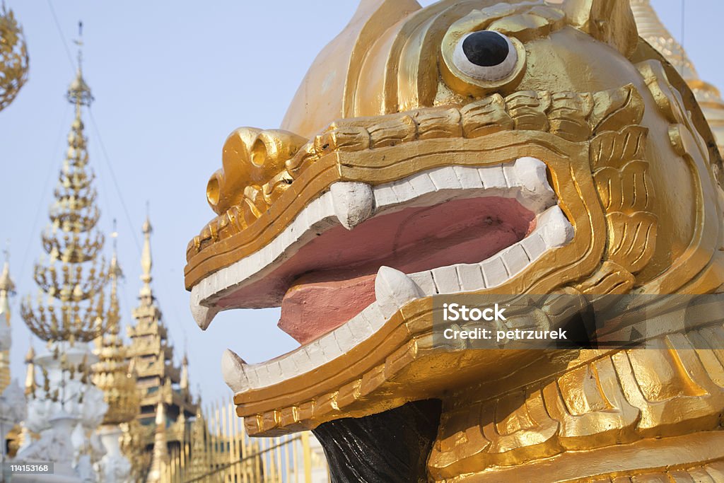 Pagode Schwedagon - Foto de stock de Antigo royalty-free