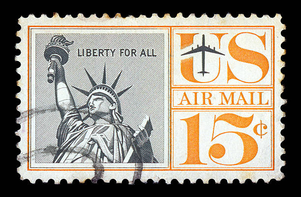 istock statue of liberty postage stamp 114153225