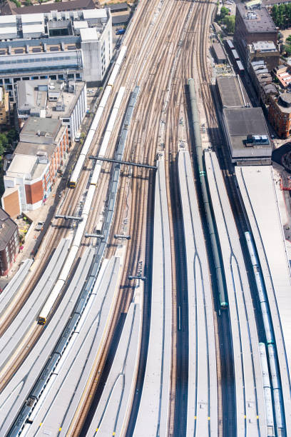 istock Aerial Train station england 1141532602