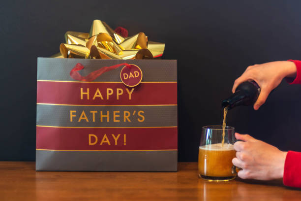 Pouring a beer for dad for Father’s Day
