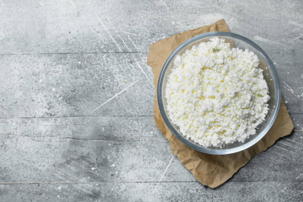 istock Cottage cheese in bowl . 1141534901