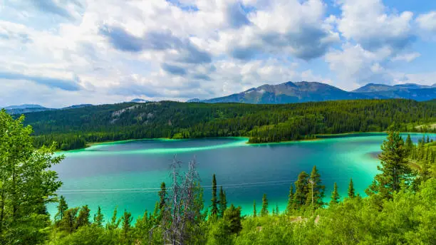 Photo of emerald lake yukon carcross