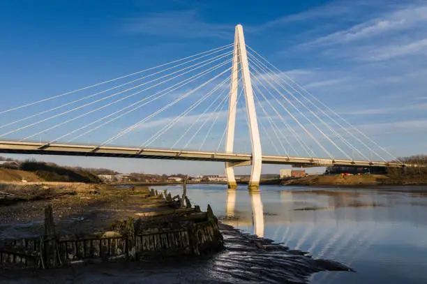 The new Northern Spire Bridge in Sunderland that opened in August 2018