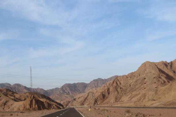 istock Mountain road at hight speed 1141542159