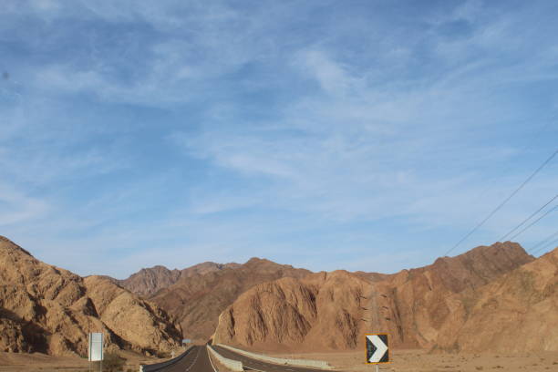 istock Road in the mountains of Dahab. 1141542261