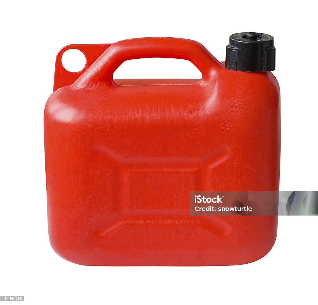 Plastica Gas can - Foto stock royalty-free di Benzina