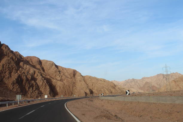 istock Mountain road at hight speed 1141543023
